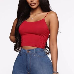 NWOT FN KiKi Cropped Top - Red